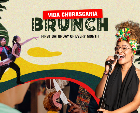 Brunchaffisch för Vida Churrascaria & Bar